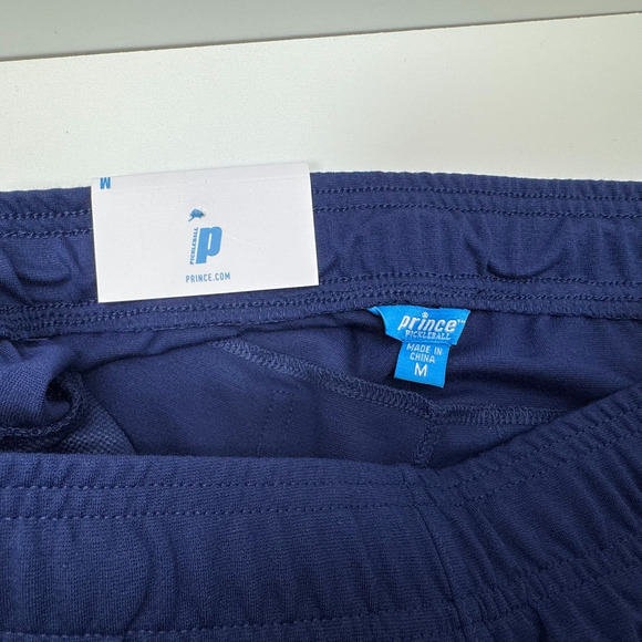 Prince Pickleball Mens Navy Jogger‎ Pants Size Medium Zipper Cuffs Pockets - Picture 15 of 15